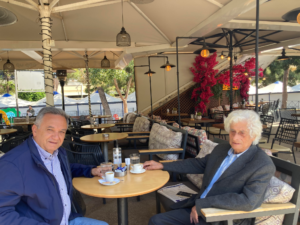 Με τον Κώστα Χολέβα_Νέα Σμύρνη 2023